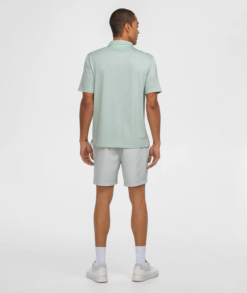 Southern Shirt Company | Crestline Stripe Polo in Tropical Twist