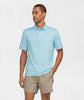 Southern Shirt Company | Heather Madison Stripe Polo in Alaskan Blue