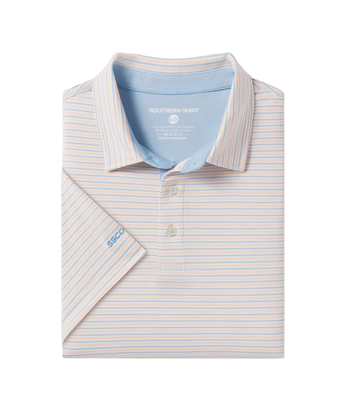 Southern Shirt Company | Scoreboard Stripe Polo in Cabana