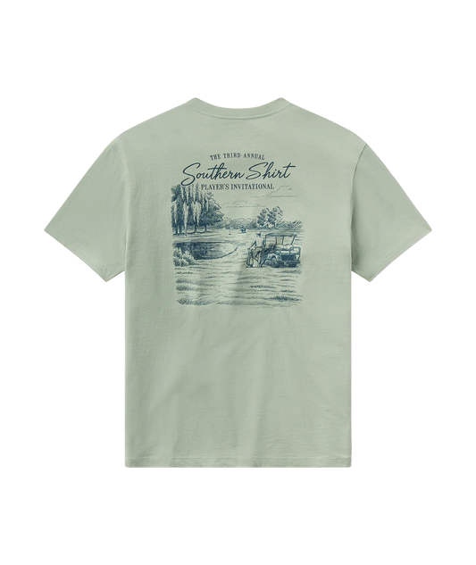 Southern Shirt Company | Players Invitational T-Shirt in Iceberg Green