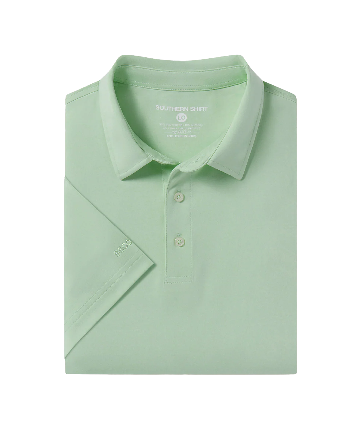 Southern Shirt Company | Grayton Heather Polo in Vapor Green