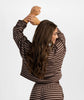 Southern Shirt Co. | On the Line LS Top in Chocolate Bark