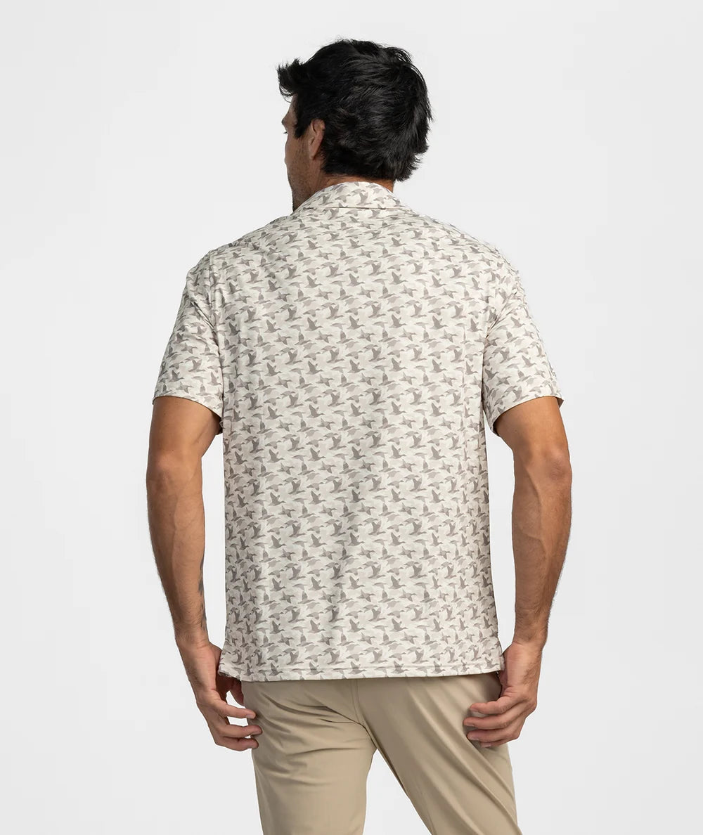Southern Shirt Company | Mallard Mirage Printed Polo in Mirage