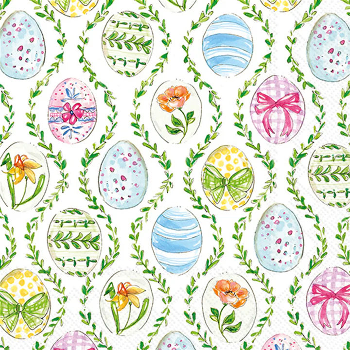 Lunch Napkin in Easter Bunny Eggs