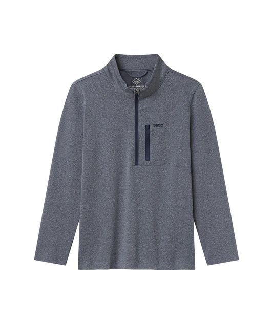 Southern Shirt Company | Youth Boys Cart Club Performance Pullover in Esquire Navy