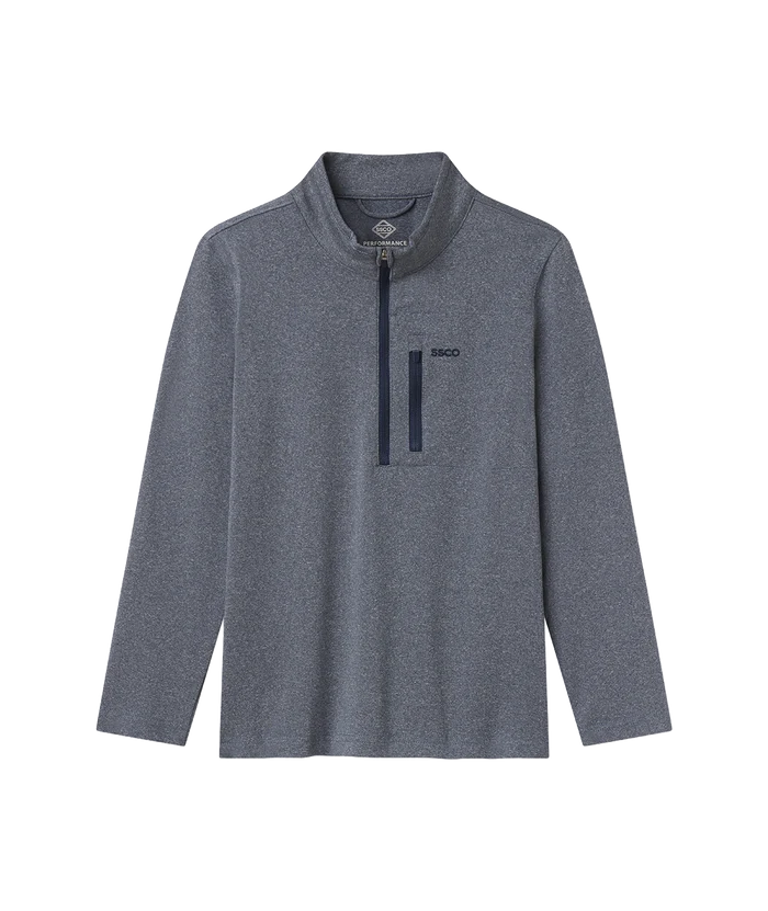 Southern Shirt Company | Youth Boys Cart Club Performance Pullover in Esquire Navy