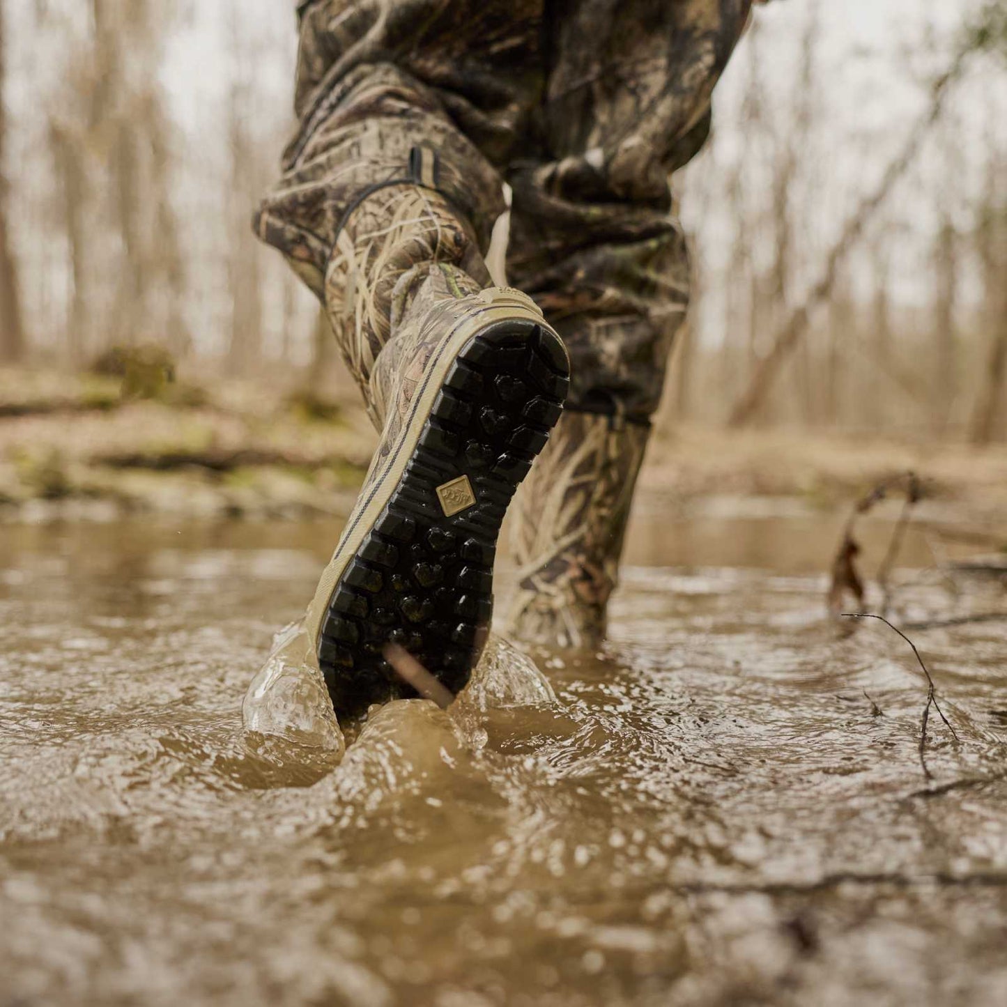 Muck Boot |  Xplorer Men's 12" Outdoor Boot in Mossy Oak Shadow Grass Habitat