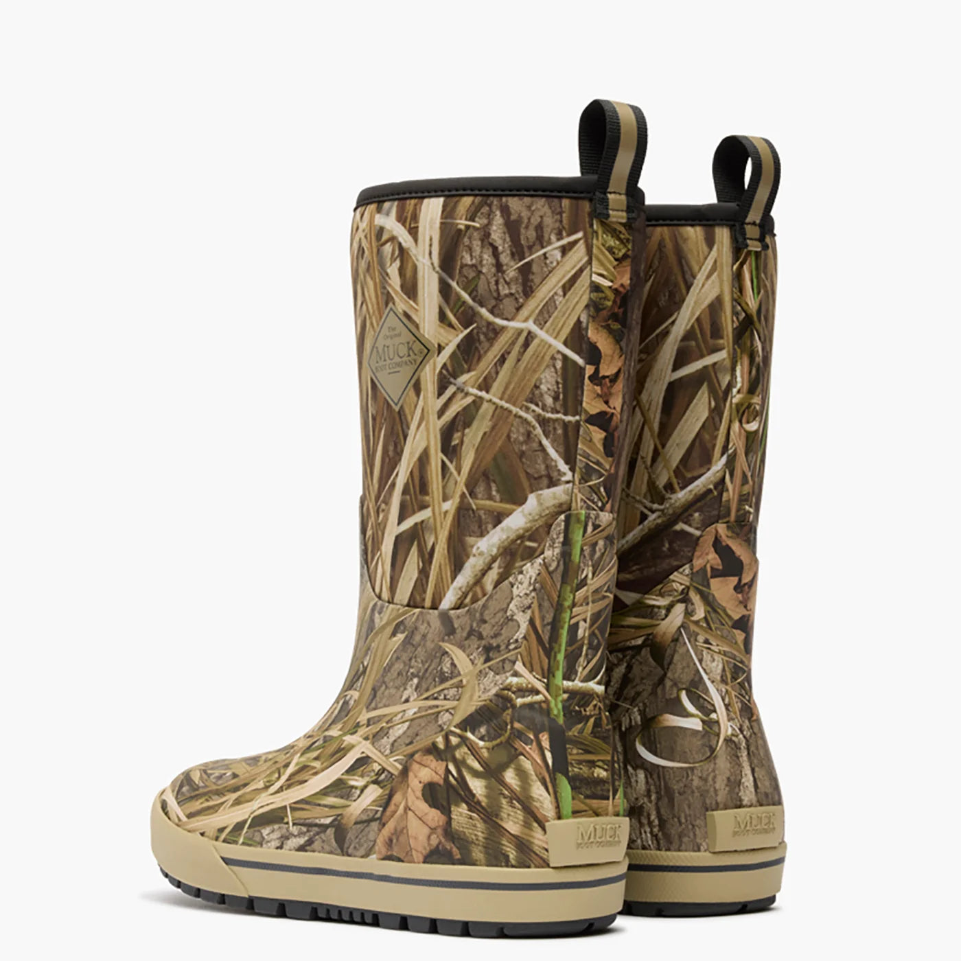 Muck Boot |  Xplorer Men's 12" Outdoor Boot in Mossy Oak Shadow Grass Habitat