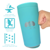 Toadfish | Non-Tipping Universal Can Cooler in Teal