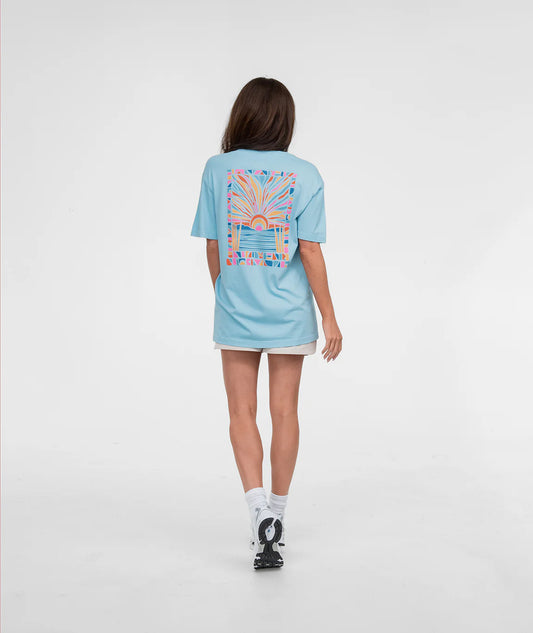 Southern Shirt Company | Pieces of Paradise T-Shirt in Sky Blue
