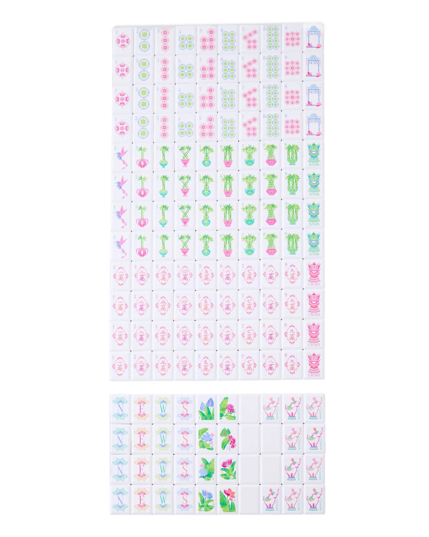Oh My Mahjong Poppy Debutante Tile Set