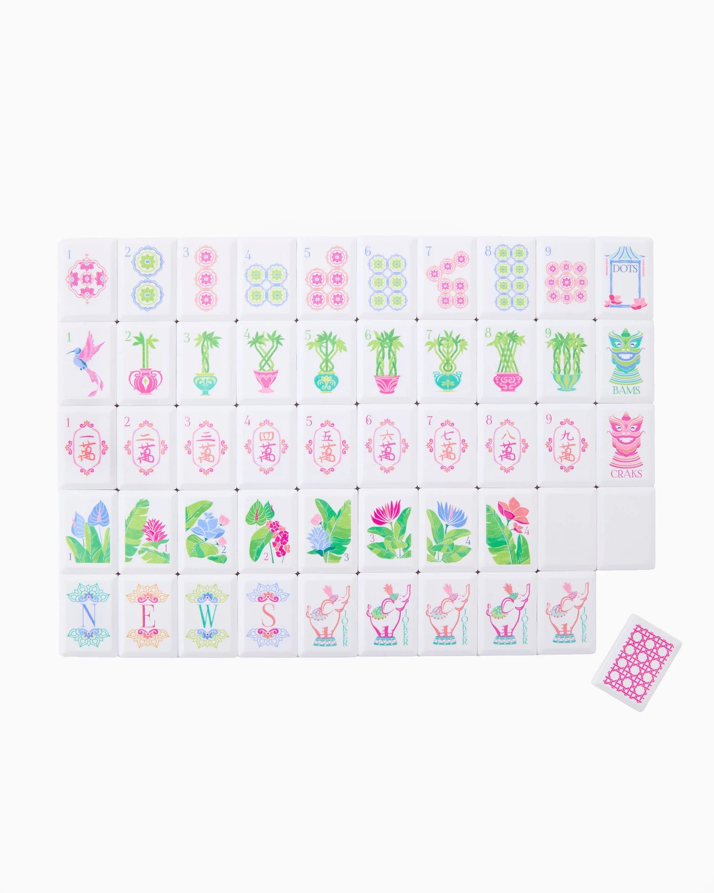 Oh My Mahjong Poppy Debutante Tile Set