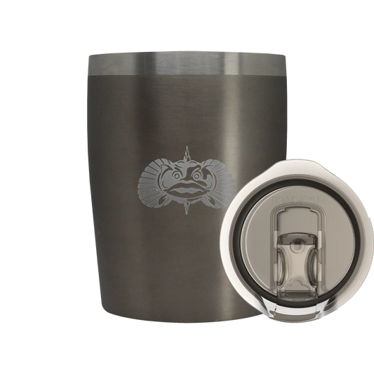 Toadfish | Non-Tipping 10oz Rocks Tumbler in Graphite