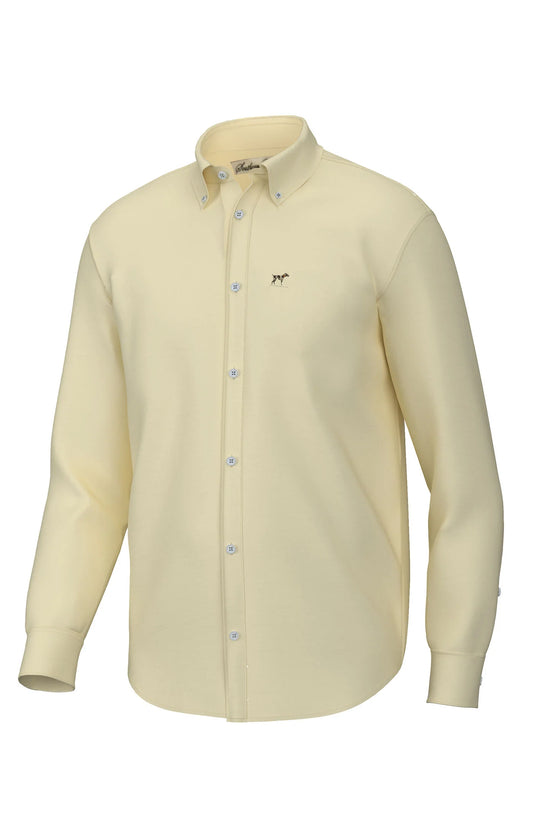 Youth Hadley Classic Long Sleeve Button Down in Sunshine