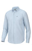 Youth Hadley Classic Long Sleeve Button Down in Solid Blue