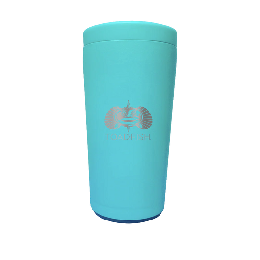 Toadfish | Non-Tipping Universal Can Cooler in Teal