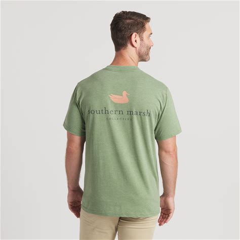 Southern Marsh | Authentic T-Shirt in Dark Fern