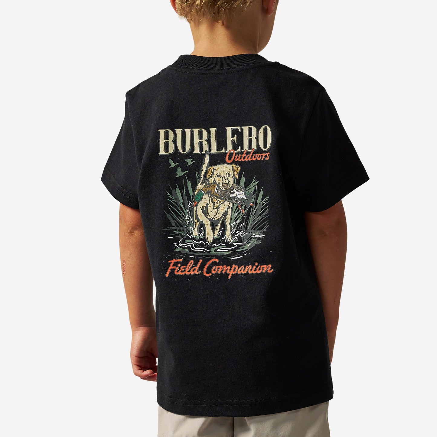 Burlebo | Youth Field Companion T-Shirt in Black