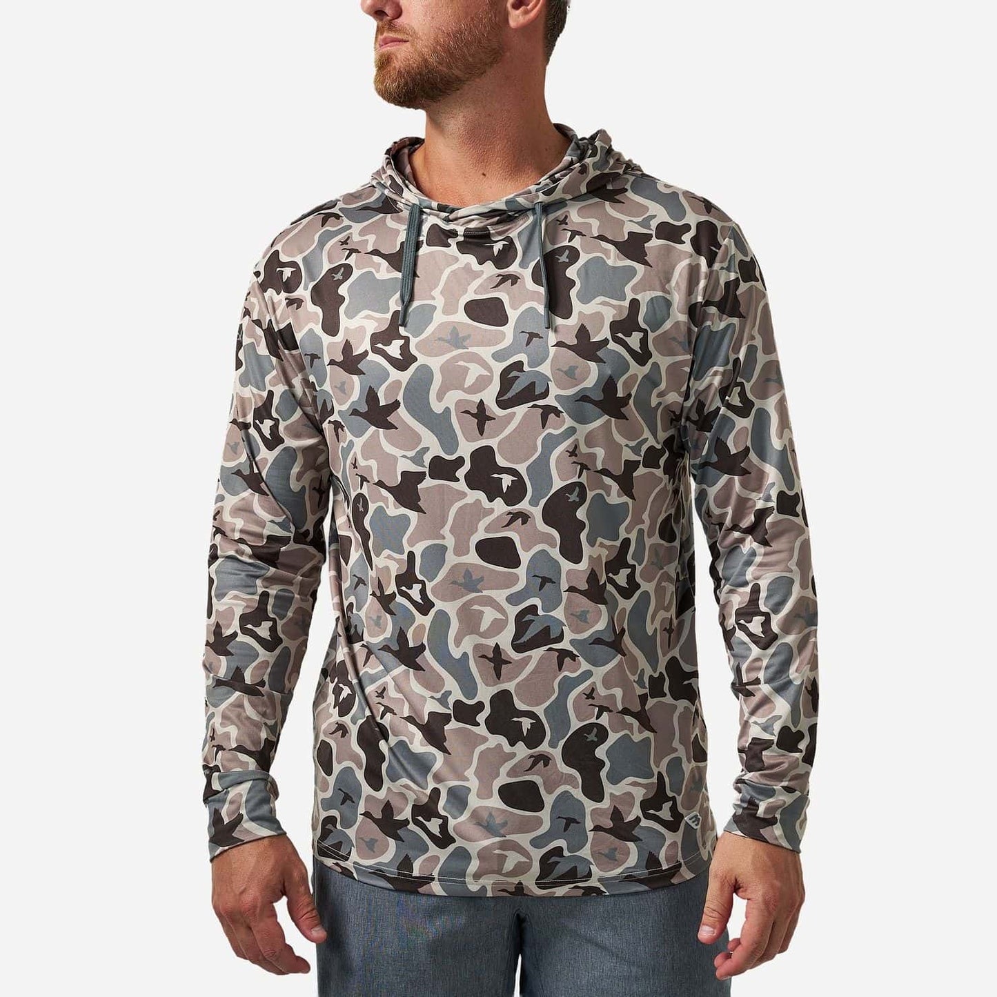 Burlebo | Performance Hoodie in Mallard Mayhem Camo