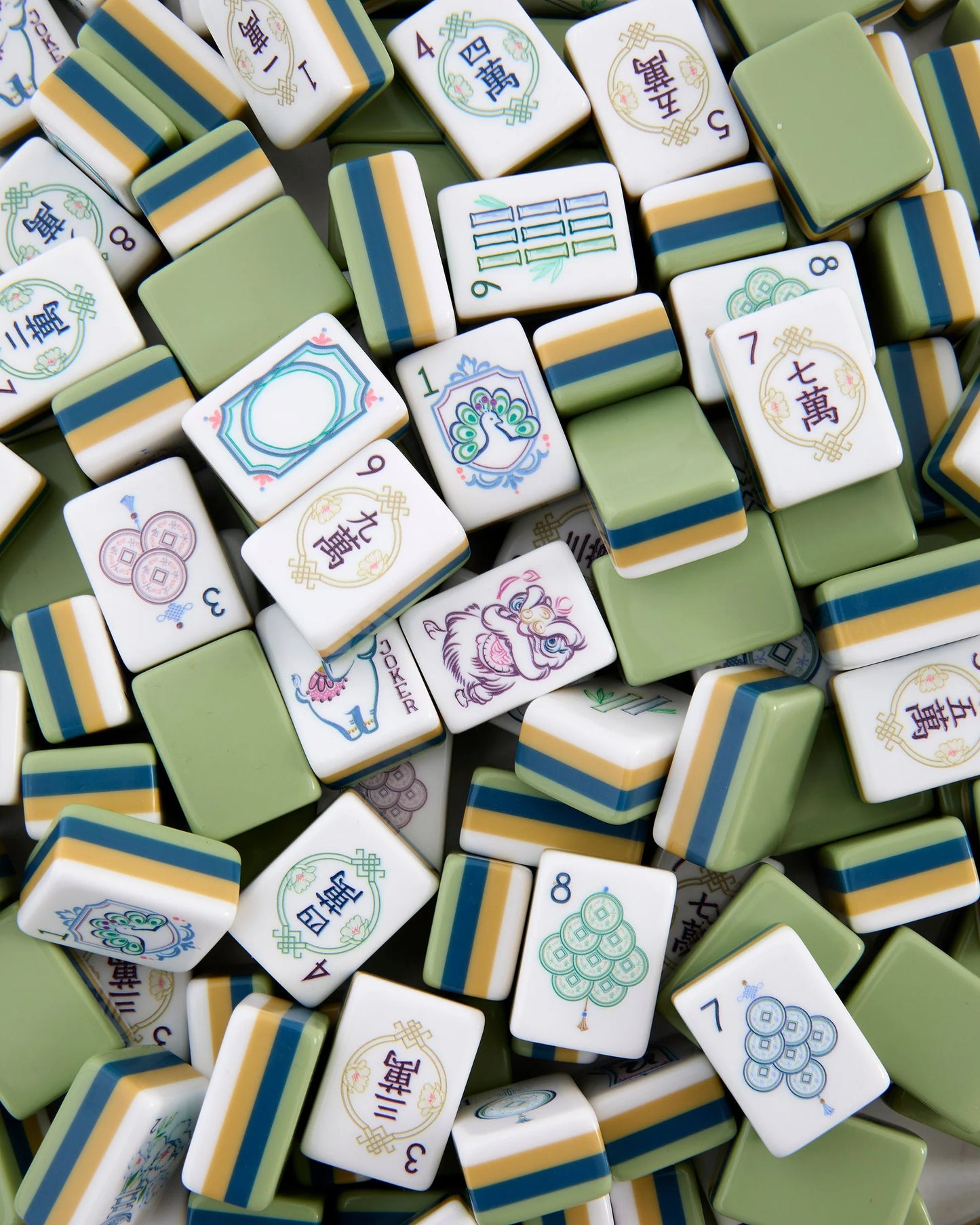 Oh My Mahjong Willow Mahjong Tiles