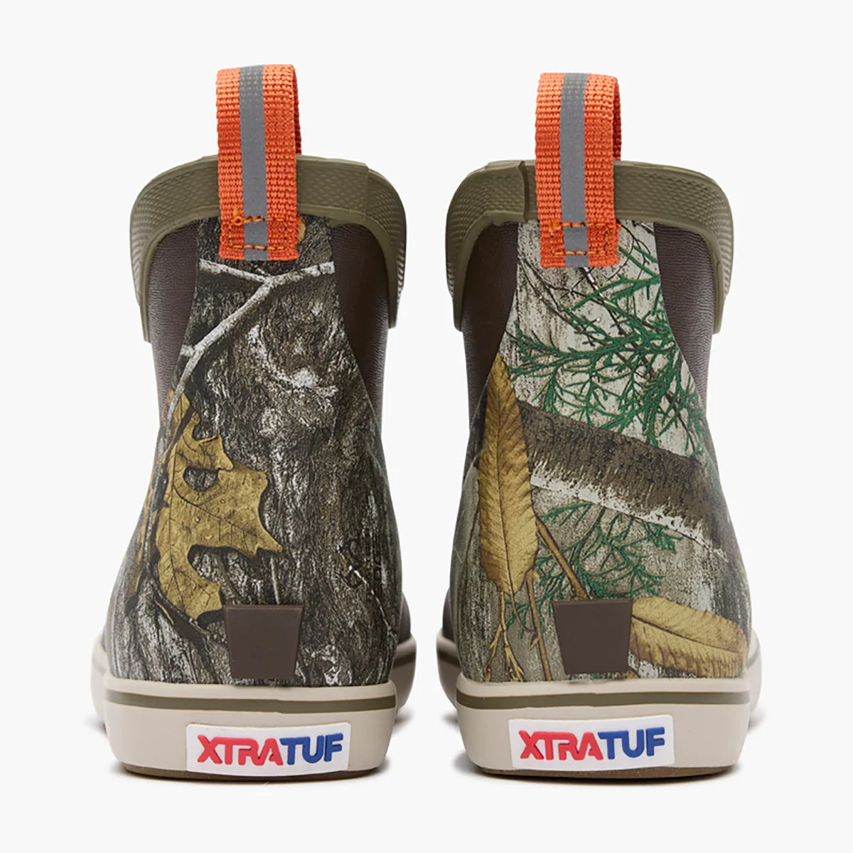 Xtratuf | Kids' Ankle Deck Boot in Dark Brown / Realtree Edge