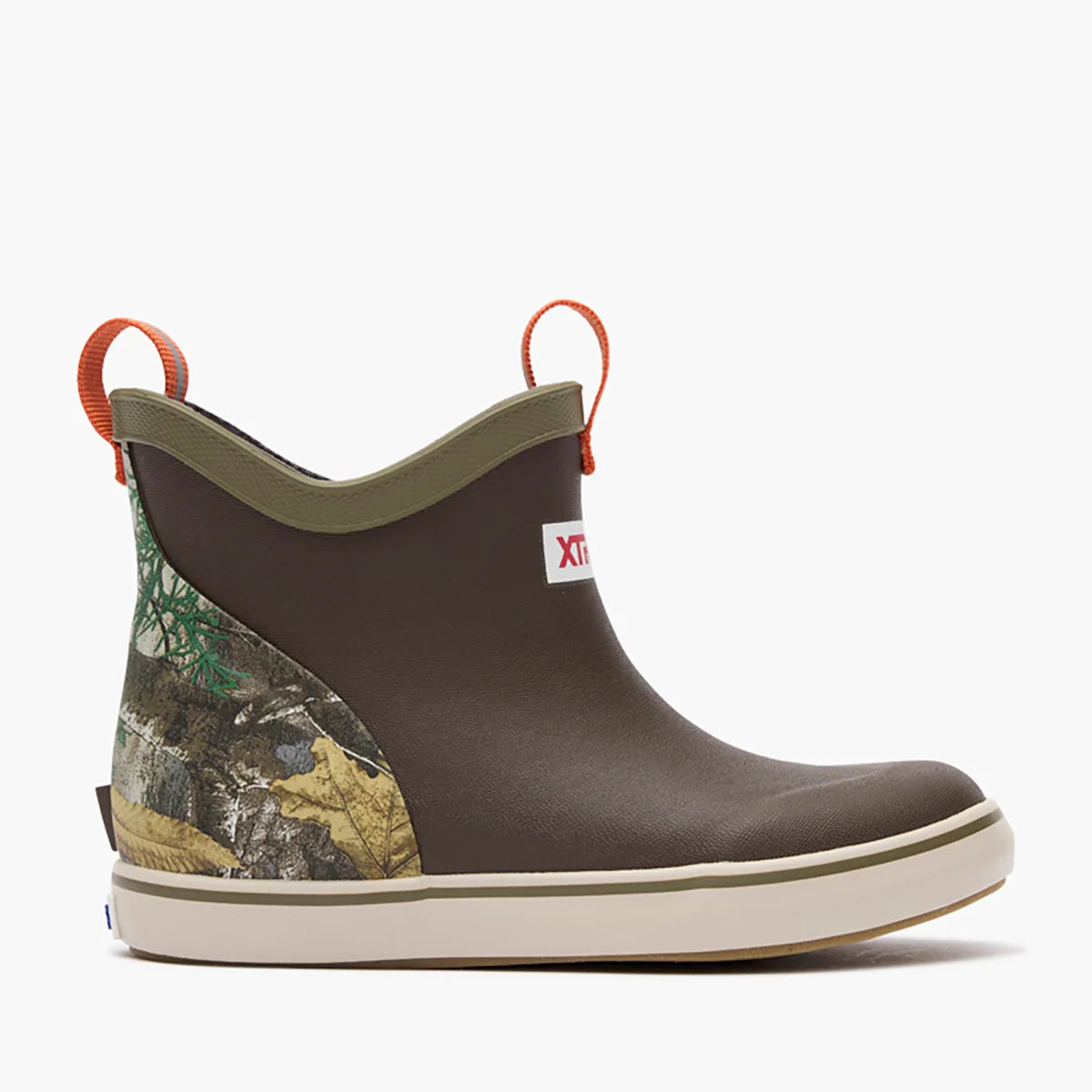 Xtratuf | Kids' Ankle Deck Boot in Dark Brown / Realtree Edge