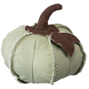 Fabric Pumpkin in Green