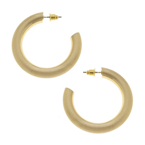 Arabella Hoop Earrings in Gold