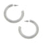 Arabella Hoop Earrings in Silver