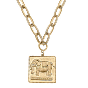 Bracy Elephant Pendant Necklace