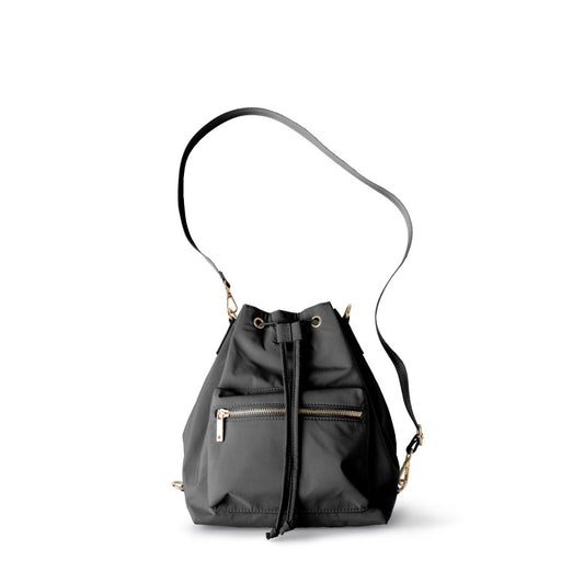 Black Bucket Bag