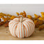 Medium Orange Striped Knit Pumpkin