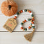 Embossed Print Farm Fresh Pumpkin Beads