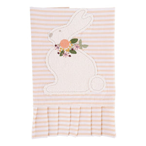Bunny Ruffled Tea Towel