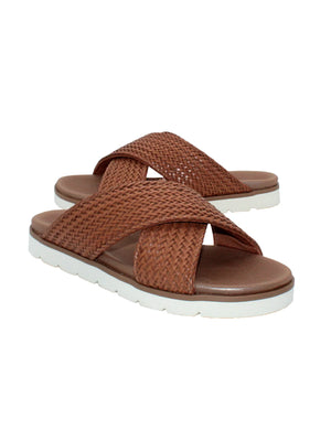 Volatile Aushan Flat Sandals in Tan