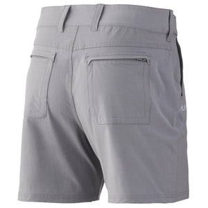Huk 7" Next Level Shorts in Overcast Grey