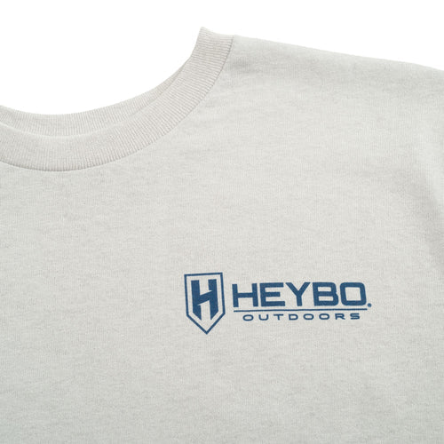 Heybo Deer Skull on Flag T-Shirt