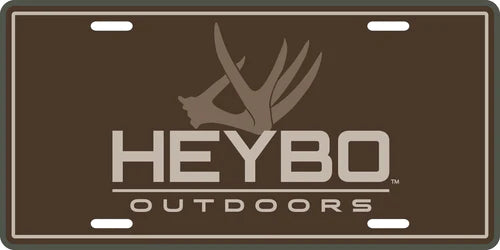 Heybo Antlers License Plate