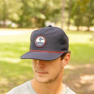 Old South Classic Circle Patch Hat in Navy/Navy