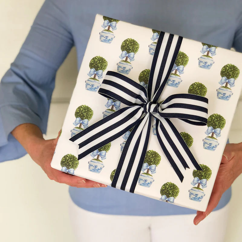Striped Topiary Gift Wrap Sheets
