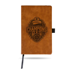 Georgia National Champions Engraved Notepad