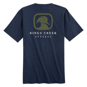 King's Creek Logo T-Shirt in Navy