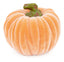 Small Velvet Pumpkin in Orange