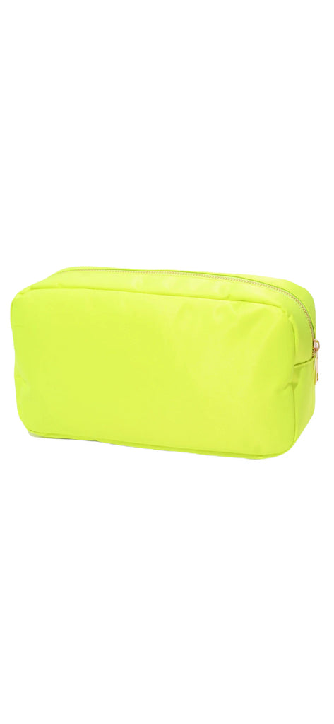 Large Colorful Grace Pouch Bag in Lime