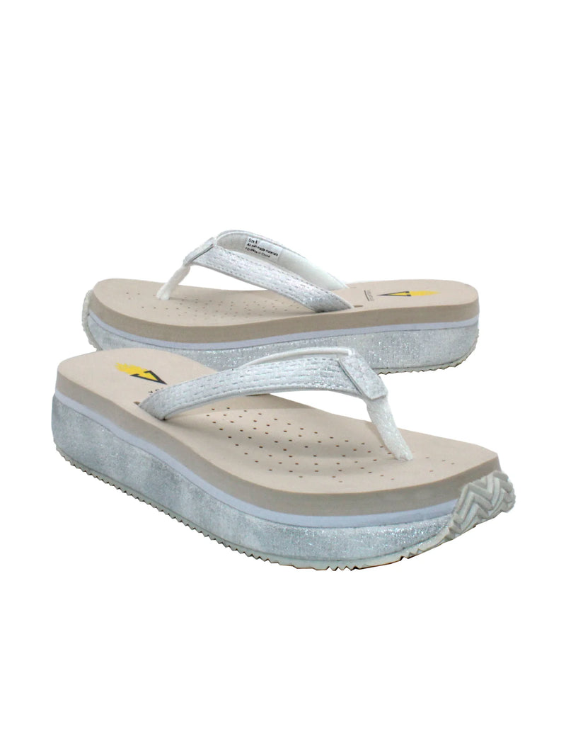 White volatile clearance sandals