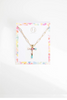 Colorful Crystal Initial Charm Necklace