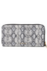 Kedzie Patterned Eclipse Zip-Around Clutch