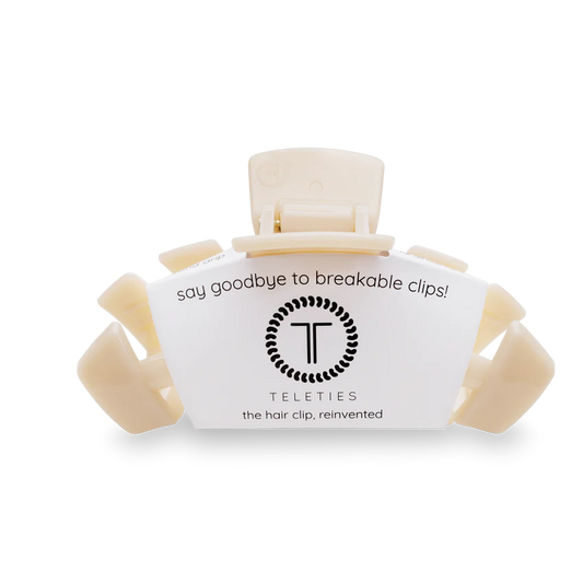 Almond Beige Large Hair Clip