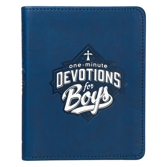 One-Minute Devotions for Boys Leather Devotional