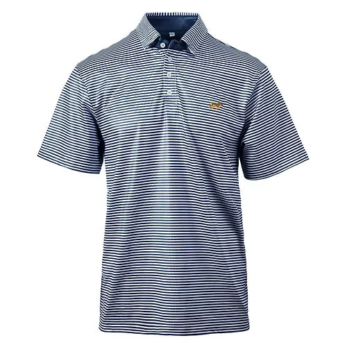 Fieldstone Marshall Performance Polo in Navy/White